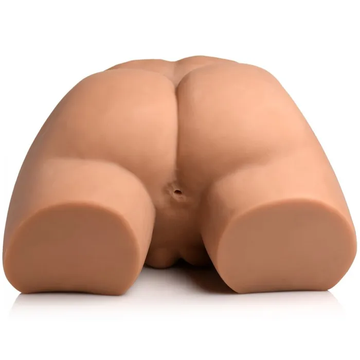 CURVE TOYS Male Sex Toys Curve Toys Jock Vibrating Squeezing Male Masturbator With Poseable Dildo Light