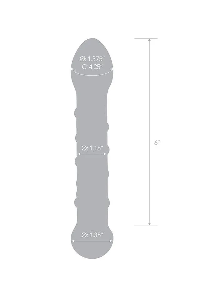 Dildos Electric Eel Gls Spiral Staircase 725 Full Tip Dildo ClearPink