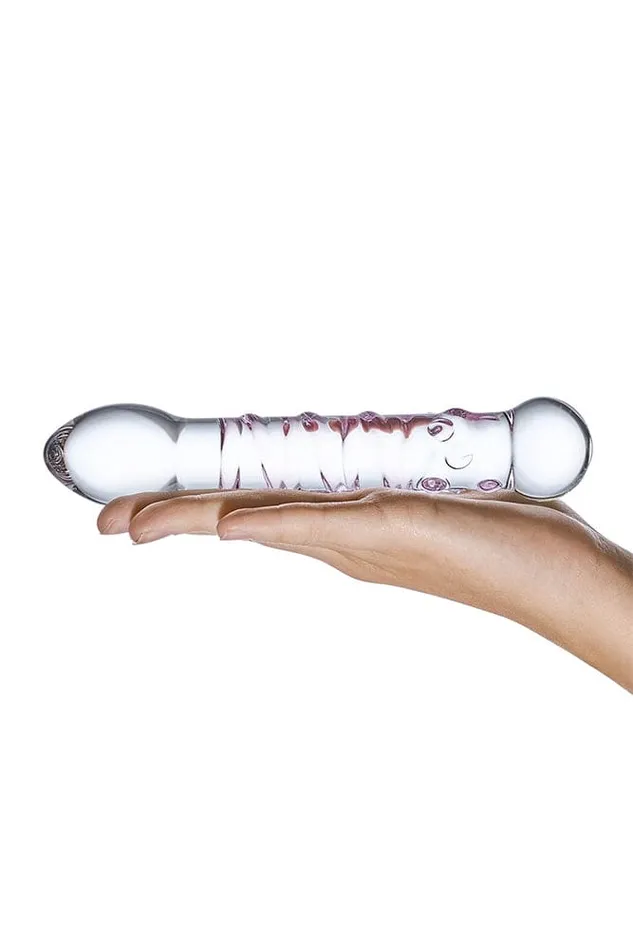Dildos Electric Eel Gls Spiral Staircase 725 Full Tip Dildo ClearPink