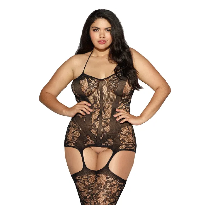 Dreamgirl Lingerie Bodystocking Dress 0145X DREAMGIRL Bodystockings Playsuits
