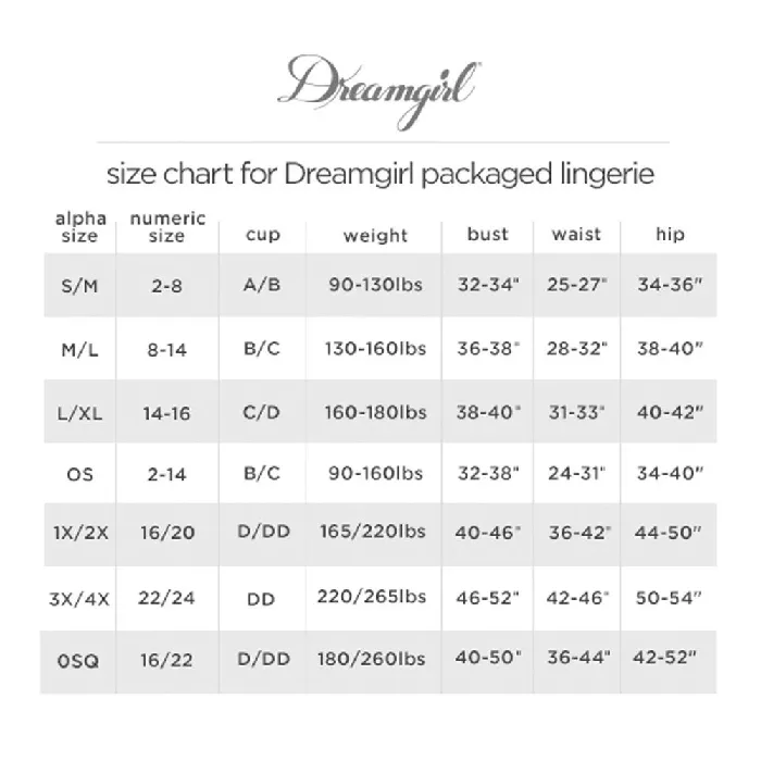 Dreamgirl Lingerie Bodystocking Dress 0145X DREAMGIRL Bodystockings Playsuits