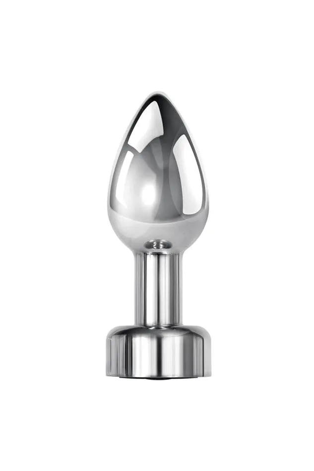 Evolved Anal Gender X Rockin Vibrating Metal Plug Assorted Sizes Silver