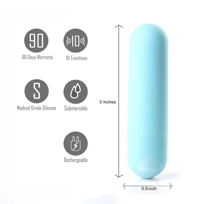Maia Jessi Rechargeable Mini Bullet Vibrator Maia Female Sex Toys