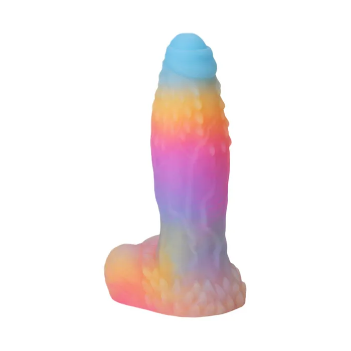 Platinum Silicone Series Dildos Fantasy Rainbow Warrior Platinum Silicone Dildo 9 Inch Glow In The Dark Platinum Silicone Series Dildos Fantasy Rainbow Warrior Platinum Silicone Dildo 9 Inch Glow In The Dark