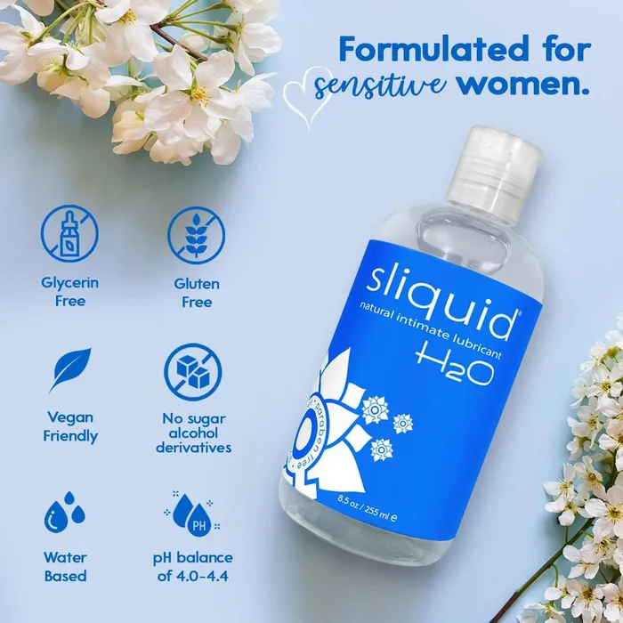 Sliquid H2O WaterBased Lubricant Sliquid Lubricants