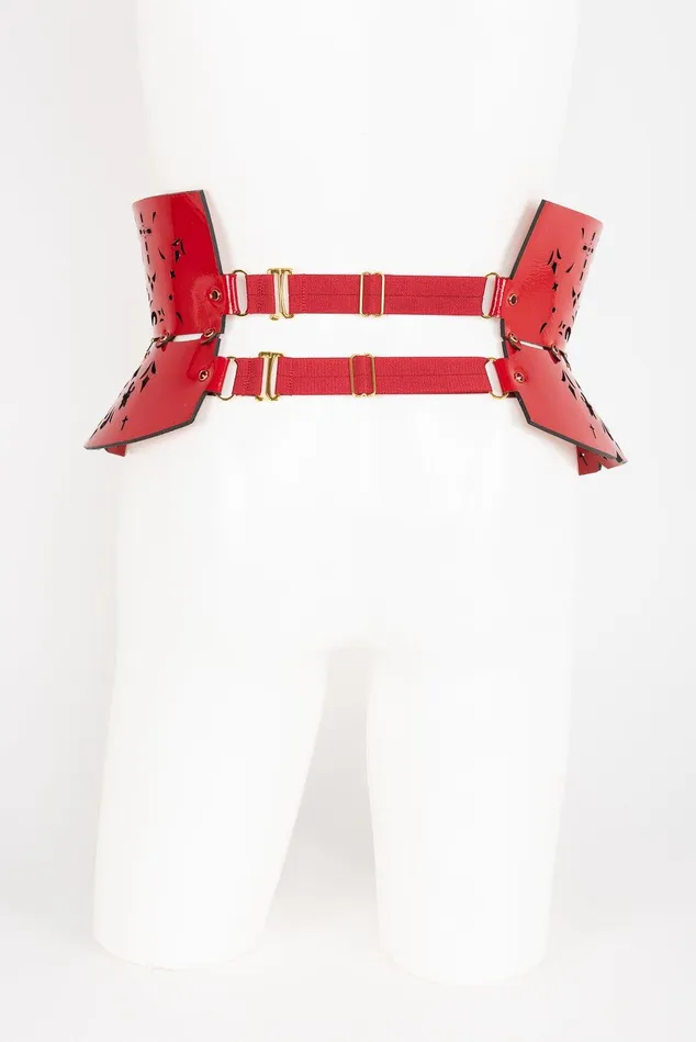 Vibrators Fraulein Kink Waist Belt Rosso