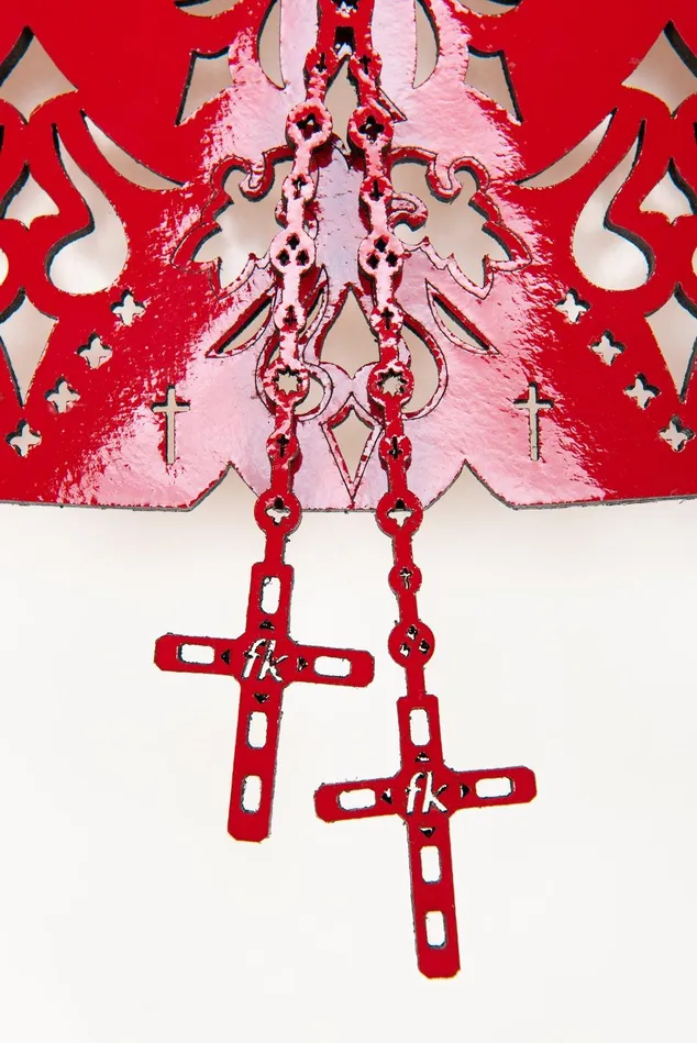 Vibrators Fraulein Kink Waist Belt Rosso