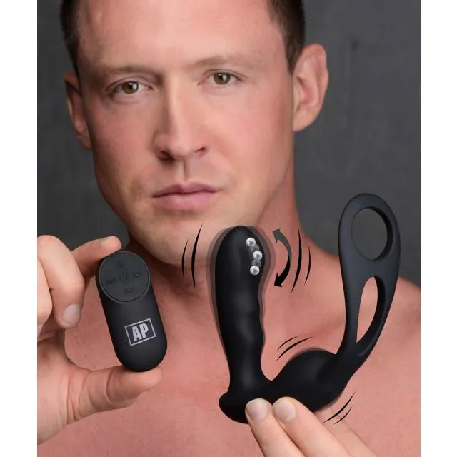 Alpha Pro 7X PStrap Milking and Vibrating Prostate Stimulator with Cock and Ball Harness Male Sex Toys Alpha Pro 7X PStrap Milking and Vibrating Prostate Stimulator with Cock and Ball Harness Male Sex Toys