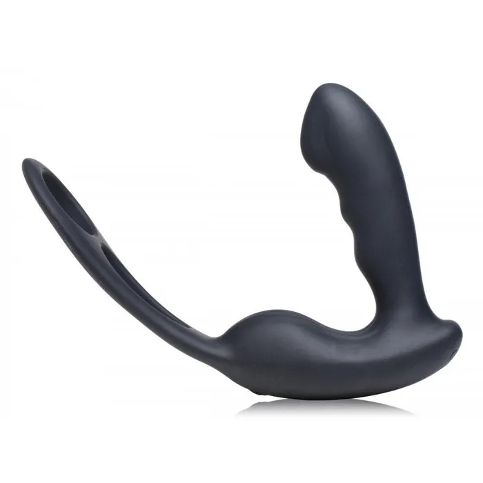 Alpha Pro 7X PStrap Milking and Vibrating Prostate Stimulator with Cock and Ball Harness Male Sex Toys