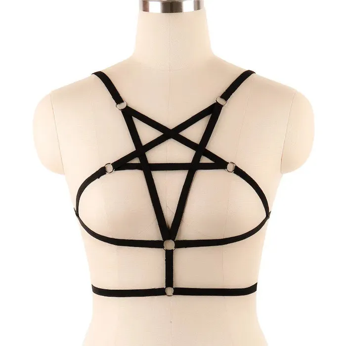 Dashdiamondx Harness Belt Bra Female Sex Toys