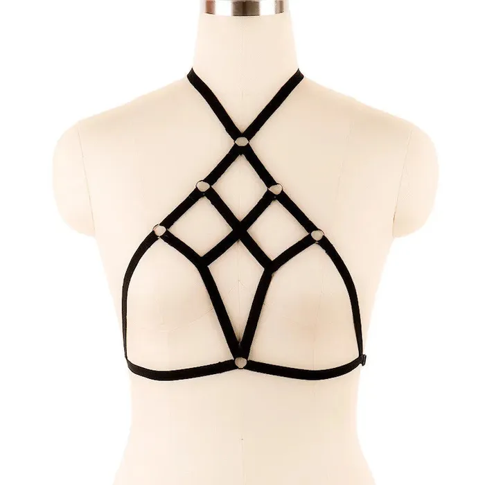 Dashdiamondx Harness Belt Bra Female Sex Toys