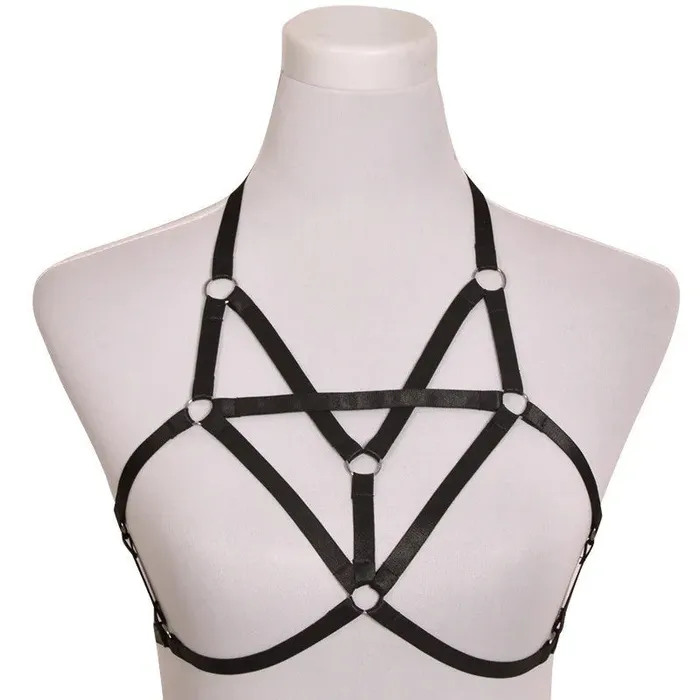 Dashdiamondx Harness Belt Bra Female Sex Toys
