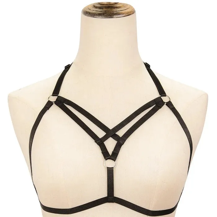 Dashdiamondx Harness Belt Bra Female Sex Toys