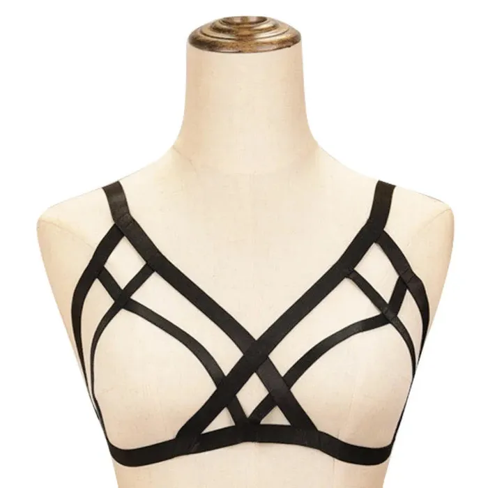 Dashdiamondx Harness Belt Bra Female Sex Toys