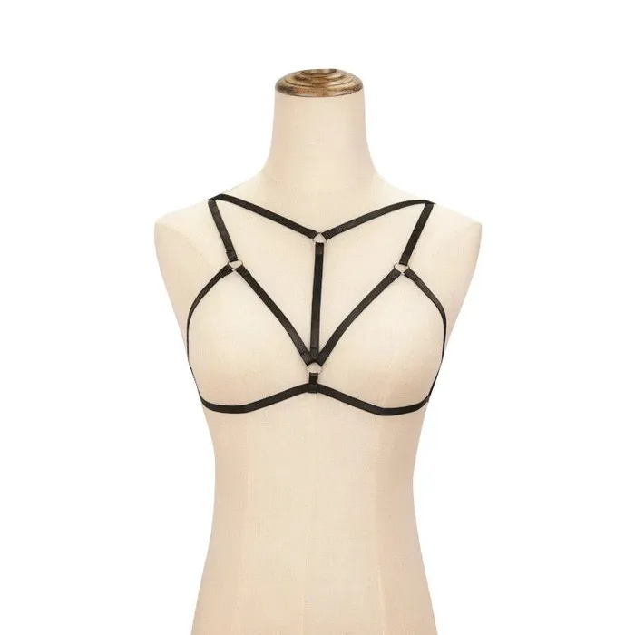 Dashdiamondx Harness Belt Bra Female Sex Toys