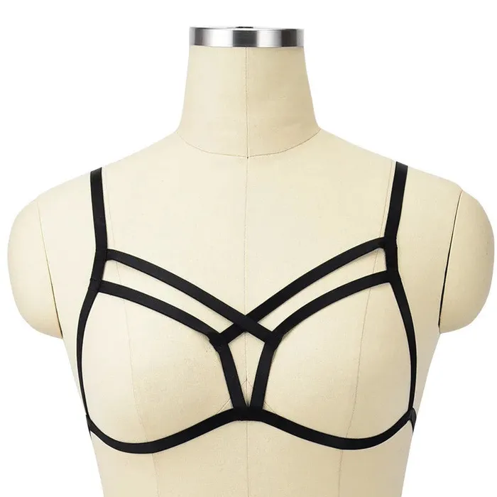 Dashdiamondx Harness Belt Bra Female Sex Toys