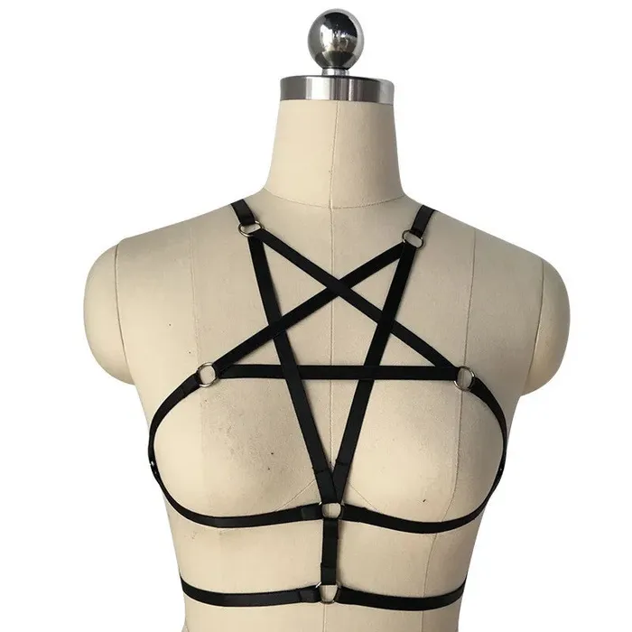 Dashdiamondx Harness Belt Bra Female Sex Toys