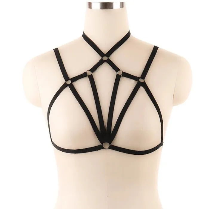 Dashdiamondx Harness Belt Bra Female Sex Toys