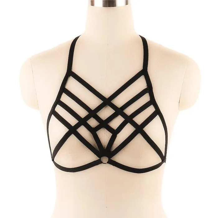 Dashdiamondx Harness Belt Bra Female Sex Toys