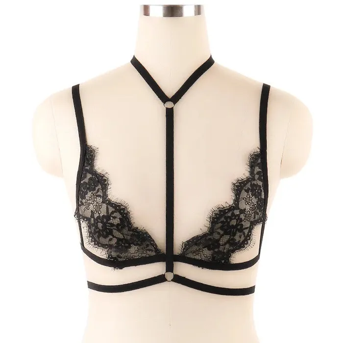 Dashdiamondx Harness Belt Bra Female Sex Toys
