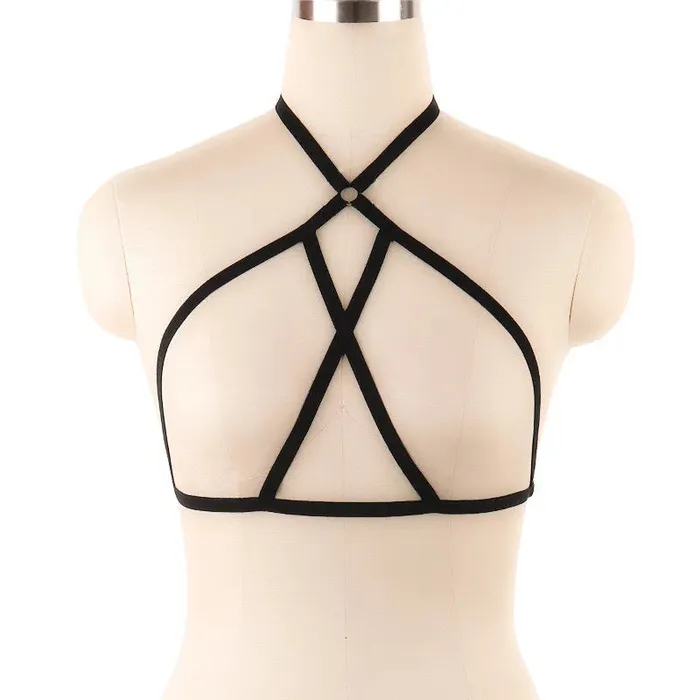 Dashdiamondx Harness Belt Bra Female Sex Toys