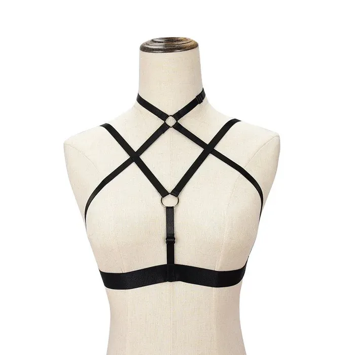 Dashdiamondx Harness Belt Bra Female Sex Toys
