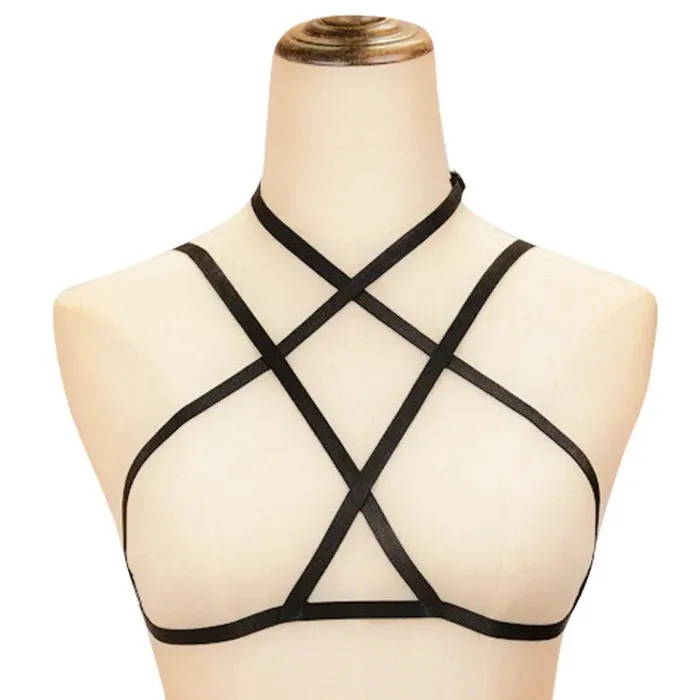 Dashdiamondx Harness Belt Bra Female Sex Toys