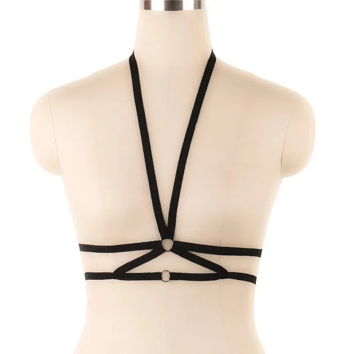 Dashdiamondx Harness Belt Bra Female Sex Toys