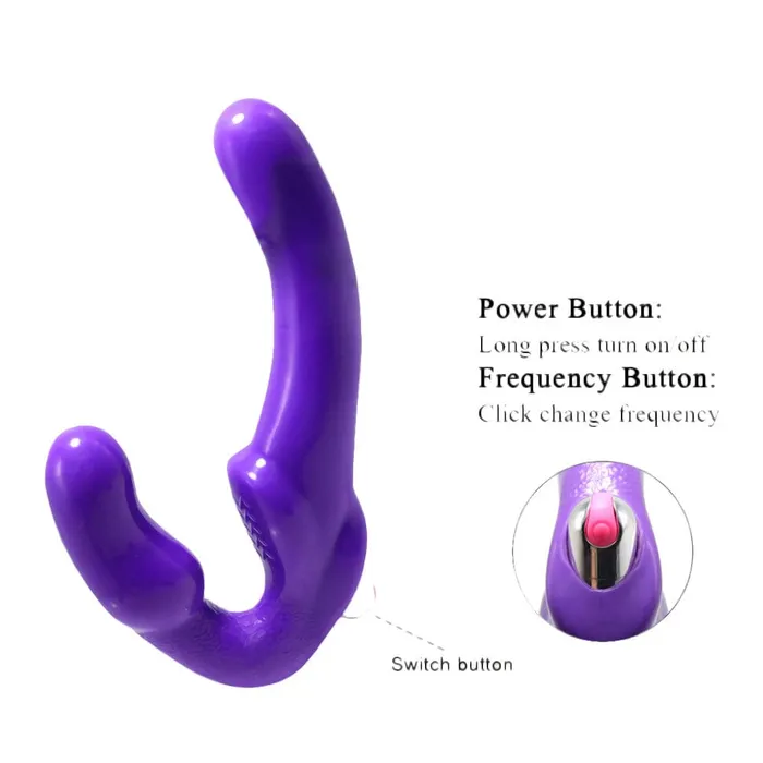 Dildos Lovegasm DoubleEnded Pegging Strapless Dildo 