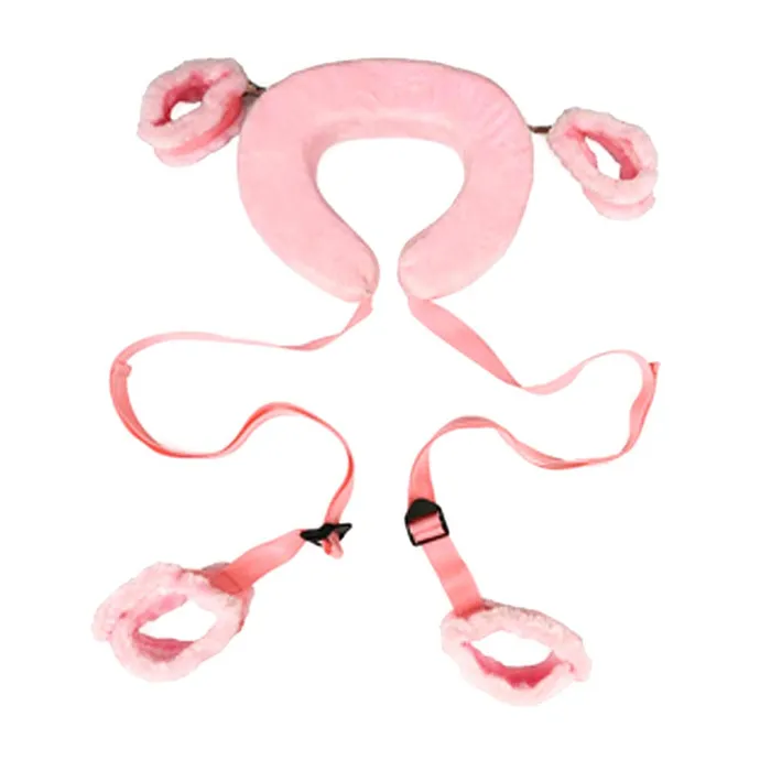 LAZADASEXTOYS Couples Wholesale adult sexual health threecolor bundled leg pillow hand and foot bondage leg lift sex toys couple love love pillow