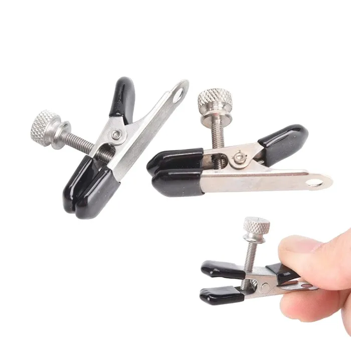 Lovegasm Female Sex Toys Adjustable Metal Nipple Clamps