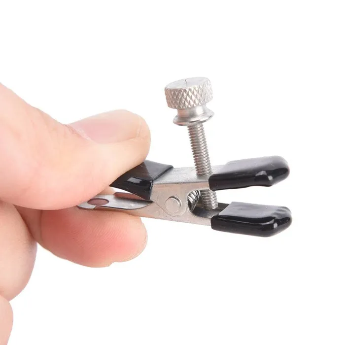 Lovegasm Female Sex Toys Adjustable Metal Nipple Clamps