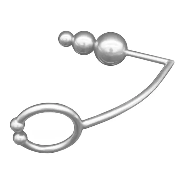 Lovegasm Male Sex Toys Beaded Intruder Ring Anal Toy