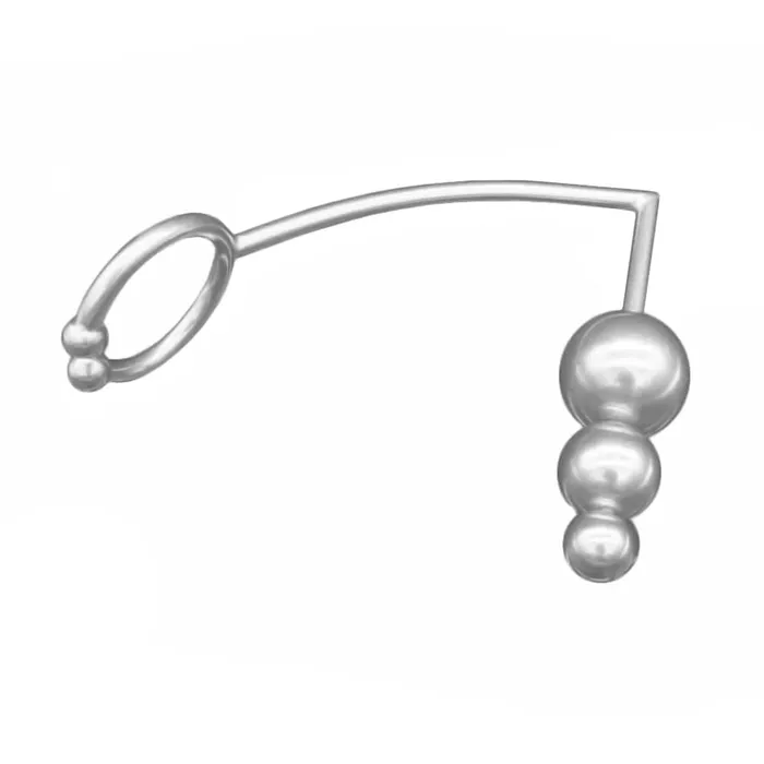 Lovegasm Male Sex Toys Beaded Intruder Ring Anal Toy