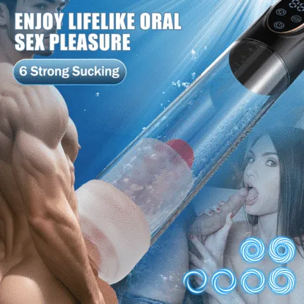 Male Sex Toys AcmeJoy Mergano Sucking Erection Penis Pump