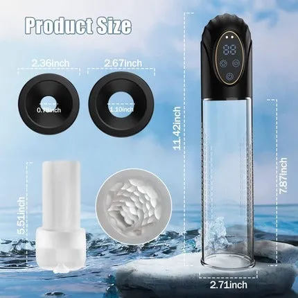 Male Sex Toys AcmeJoy Mergano Sucking Erection Penis Pump