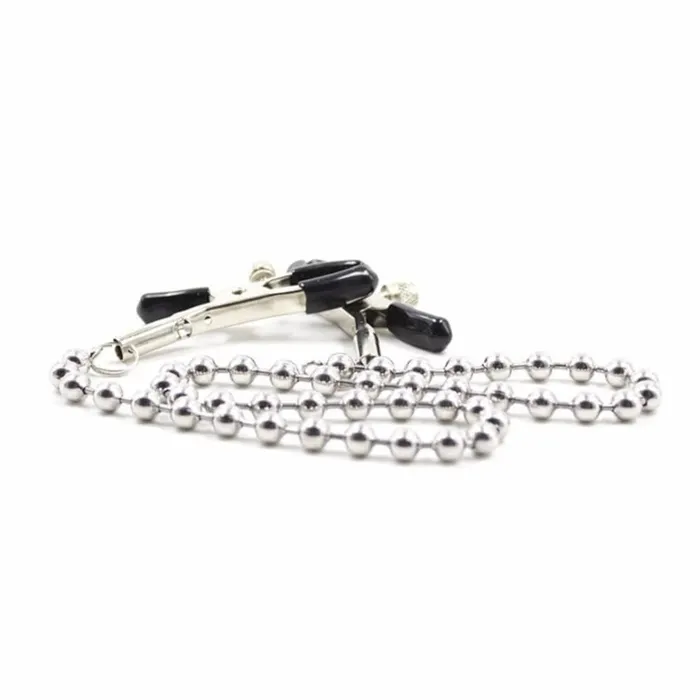 Male Sex Toys Badass Clamps With Chain Lovegasm