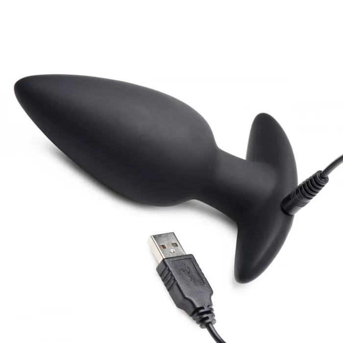 Male Sex Toys Whisperz Voice Activated 10X Vibrating Butt Plug with Remote Control