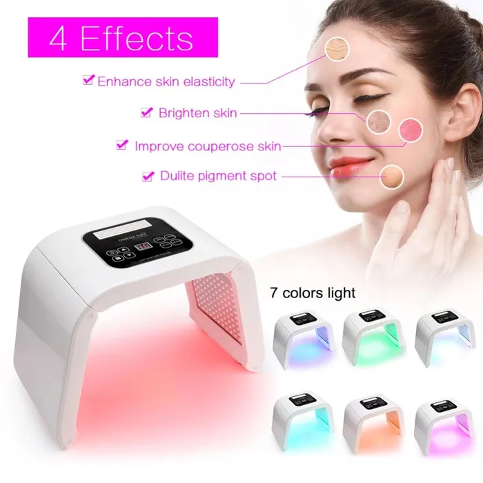 MISS AMMY Dildos Beauty Device 7 colors pdt led light therapy for skin treatment 598