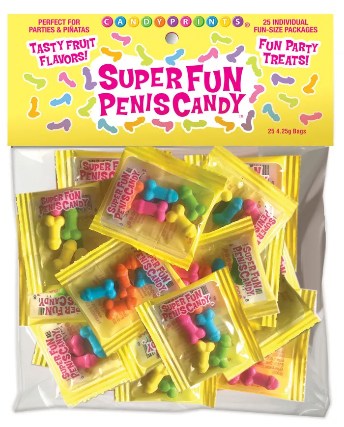 Super Fun Penis Candy 25 Individual FunSize Packages Little Genie Male Sex Toys Super Fun Penis Candy 25 Individual FunSize Packages Little Genie Male Sex Toys