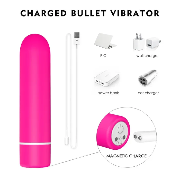 9 Vibration Modes Detachable Bullet Clitoral Licking Vibrator Massager YOSPOSS Female Sex Toys