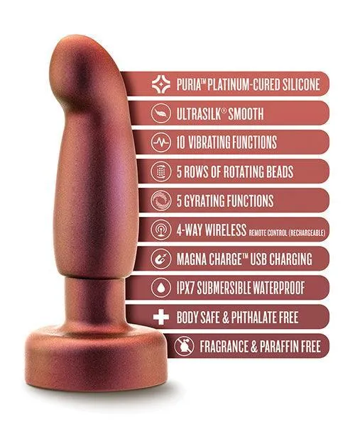 Anal Blush Novelties Blush Anal Adventures Matrix Bionic Plug Cosmic Copper