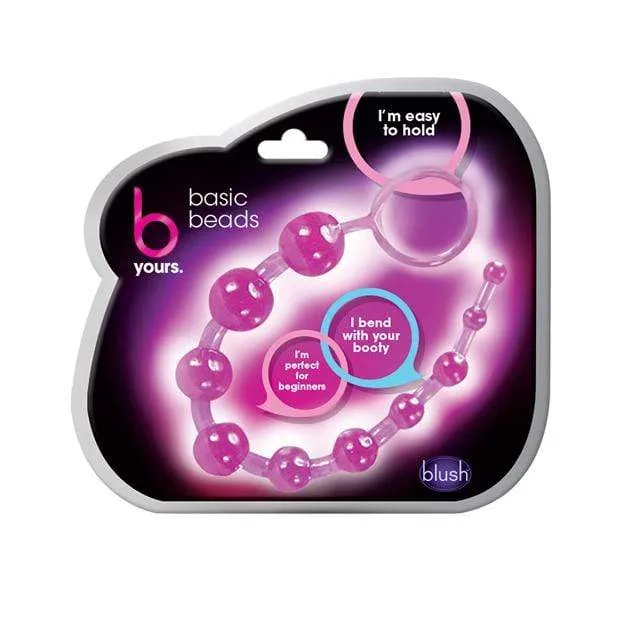 Anal Blush Novelties Blush Novelties B Yours Basic Anal Beads Purple