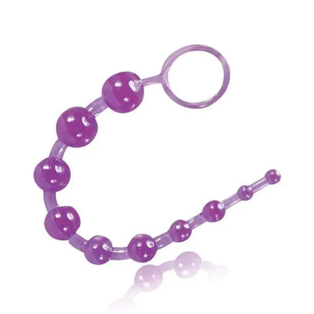 Anal Blush Novelties Blush Novelties B Yours Basic Anal Beads Purple
