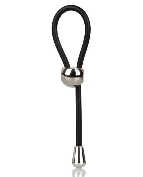 Anal Ez Cinch Silicone Lasso Black California Exotic Novelties