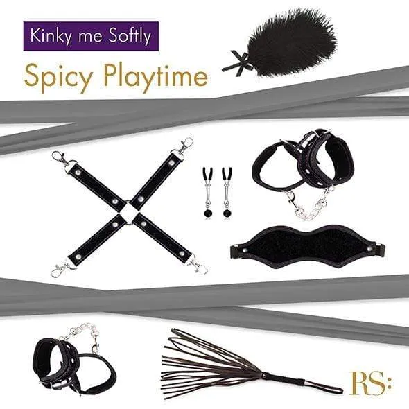Anal Rianne S Kinky Me Softly BDSM Set Black Rianne S
