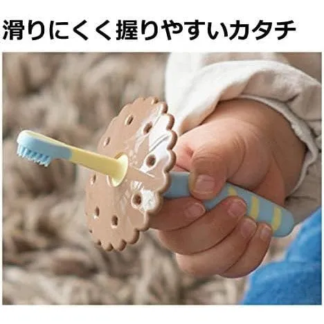 Anal Richell TLI Try Baby Toothbrush Set for Back Teeth 4 Pieces Richell