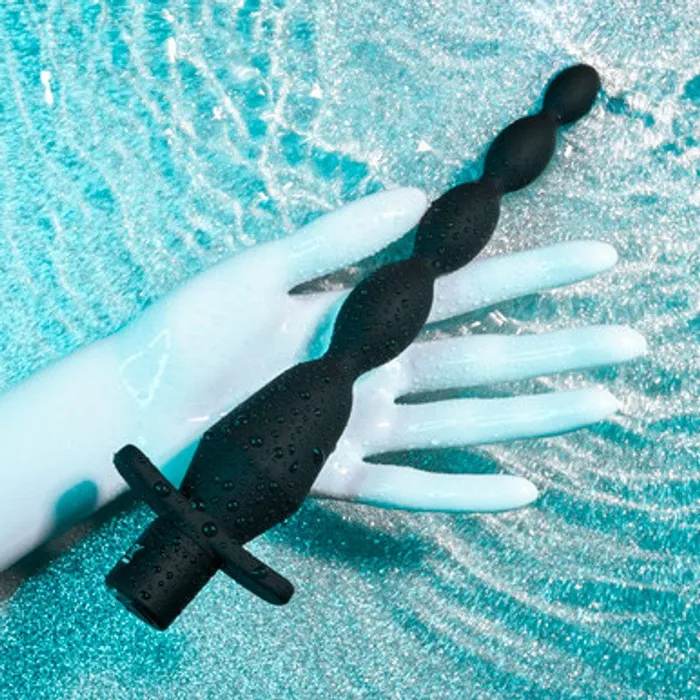 Anal Selopa Selopa Vibrating Butt Anal Beads Black