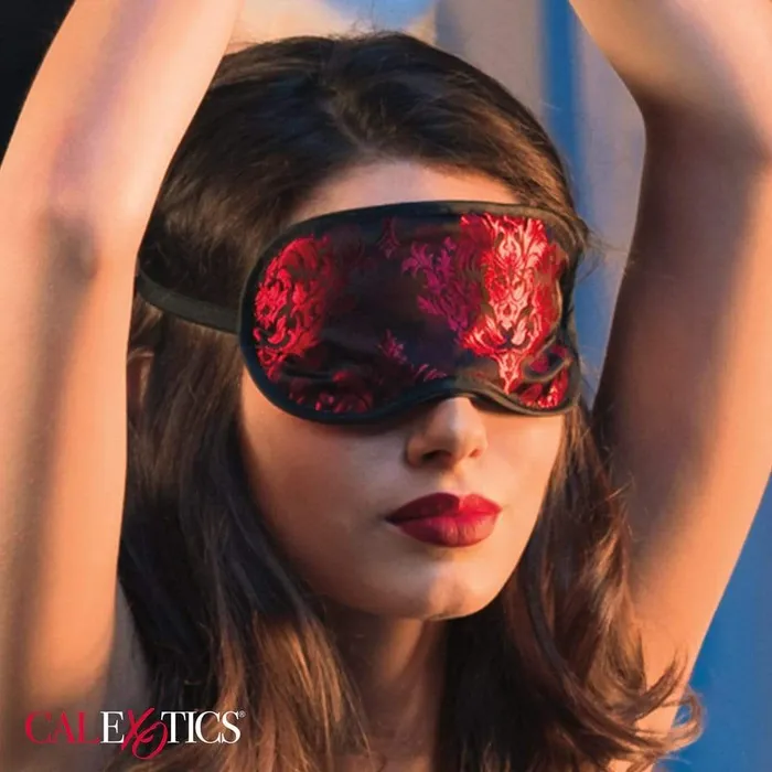 California Exotics Scandal Blackout Eye Mask Red California Exotics Vibrators