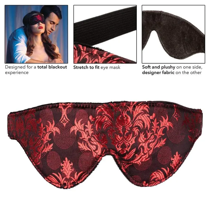 California Exotics Scandal Blackout Eye Mask Red California Exotics Vibrators